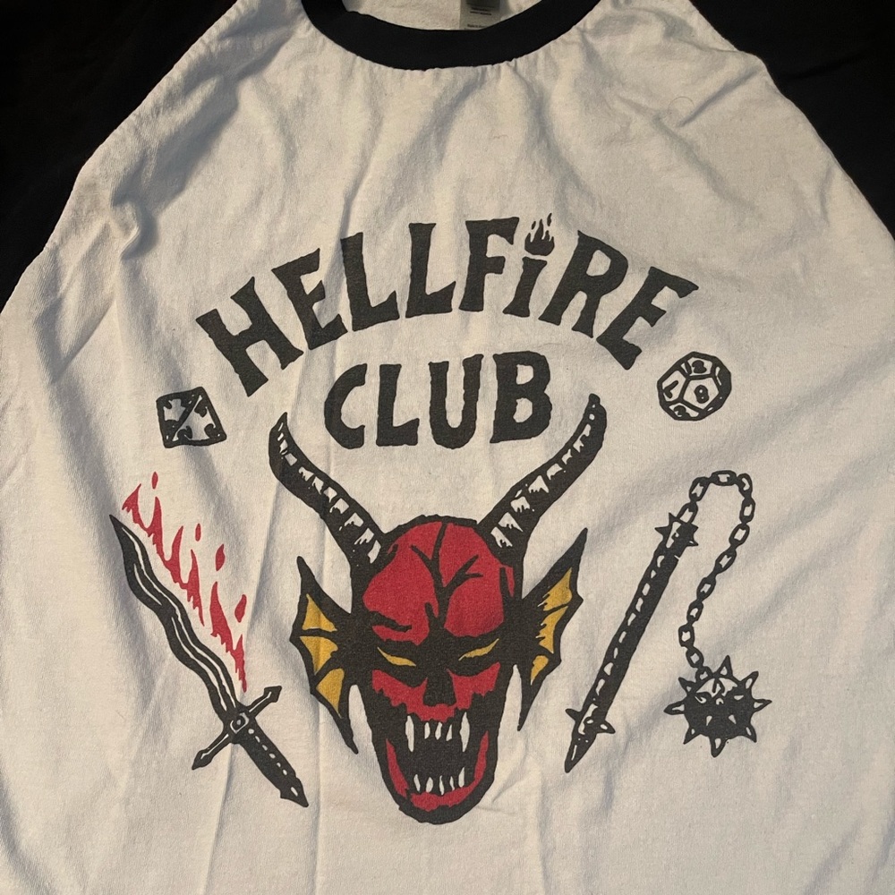 EUC Hellfire Club Raglan T-Shirt - Picture 2 of 3